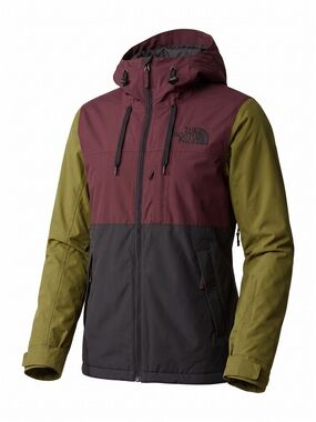 North Face Freedom Insulated Jacket Plum Olive Green Black Size XS
